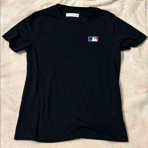 MLB Baseball Teams Abercrombie Kids Black Crew Neck T-Shirt size 13/14